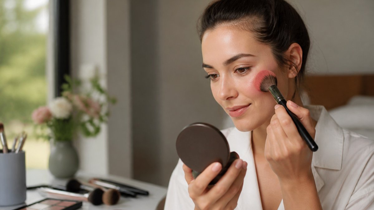 10 Steps to Apply Blush for a Lifted Face Look