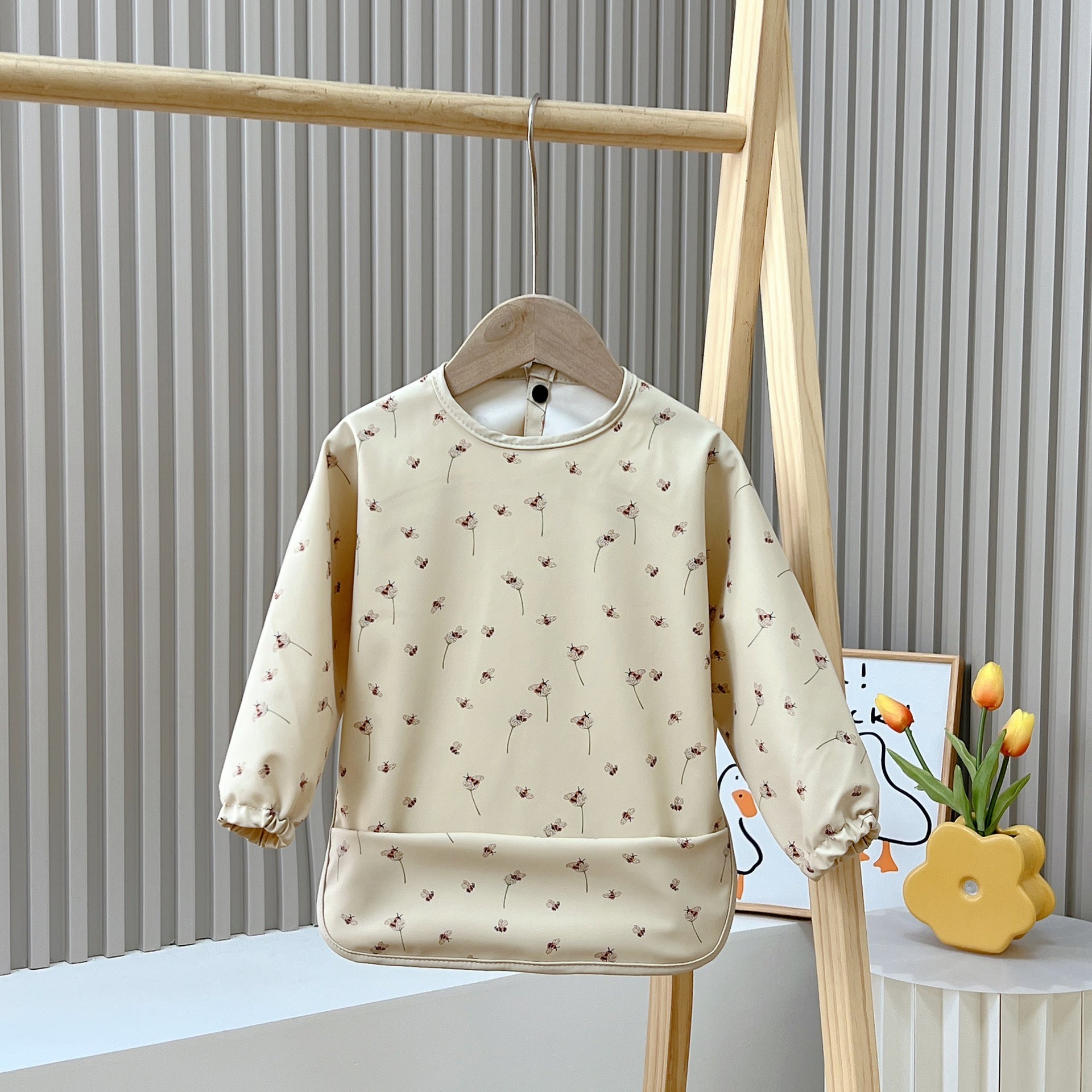 New Children's Waterproof Inside-out Wear Anti-dirty Overclothes