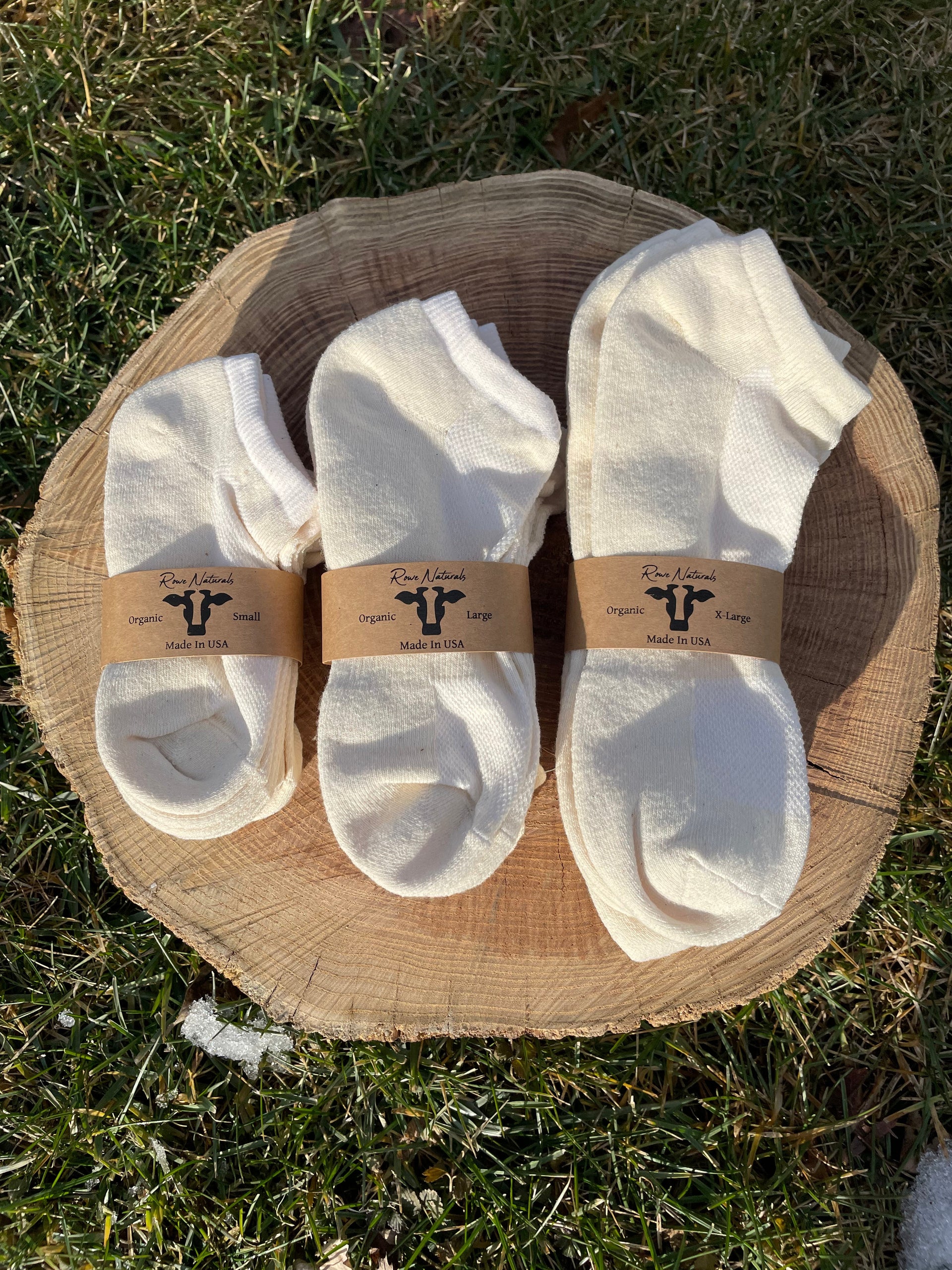 Organic Cotton Ankle Socks- 3 pack