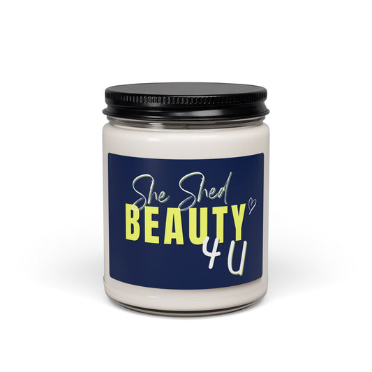 She Shed Beauty 4 U Scented Soy Candle — 9oz
