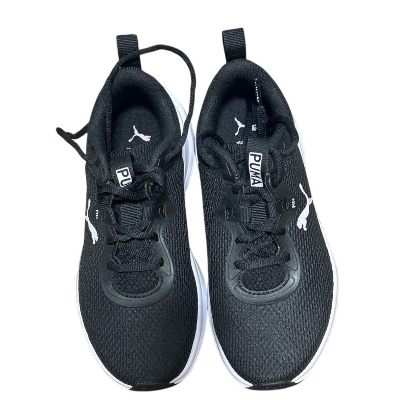 New In Box Puma Womens Size 8.5 Black White Lace Up Skyrocket Athletic Shoes
