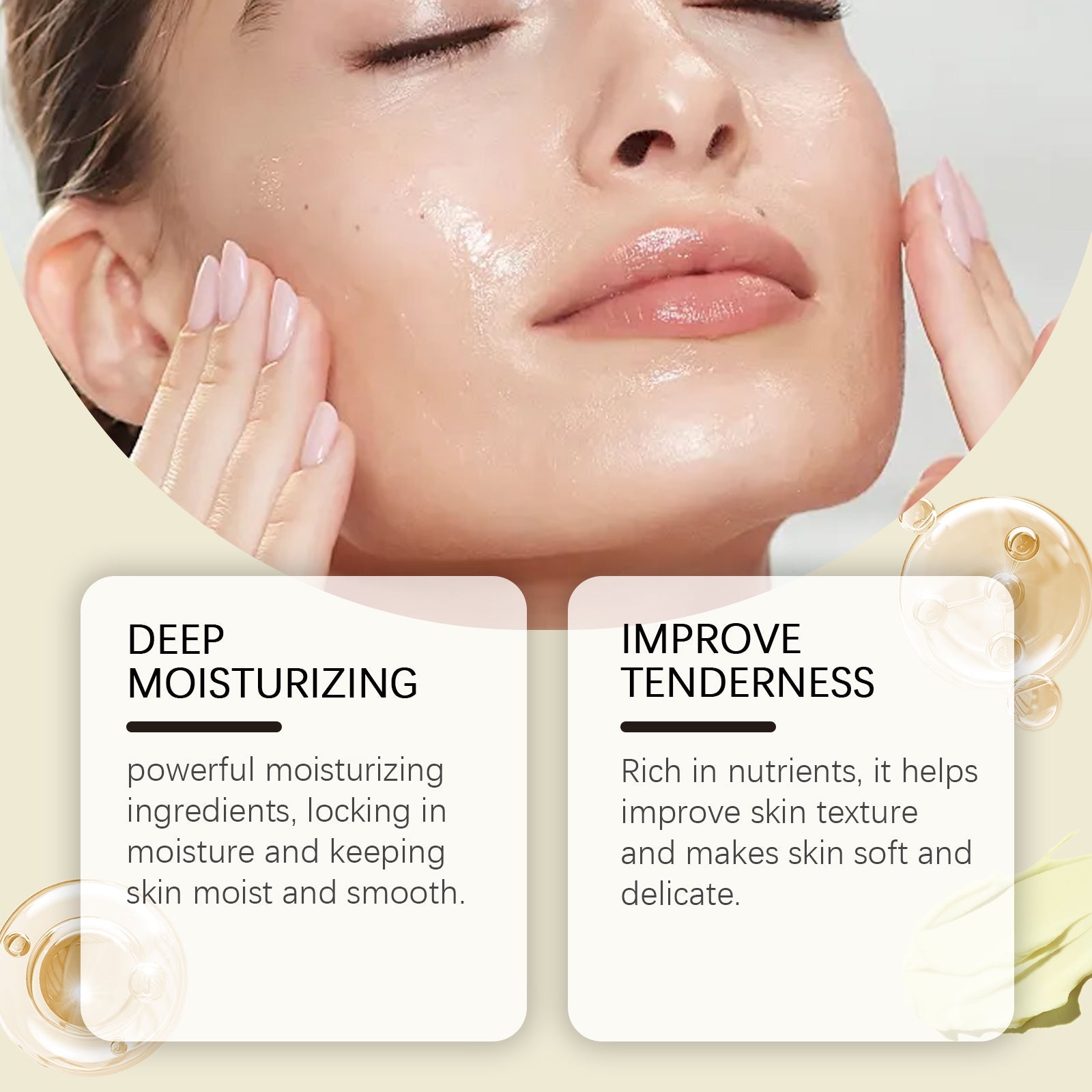 Tallow Honey Facial Moisturizer Hydrating Gentle Skin Care Cream
