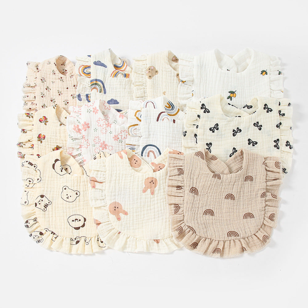 Baby Cotton Printed Gauze Bib