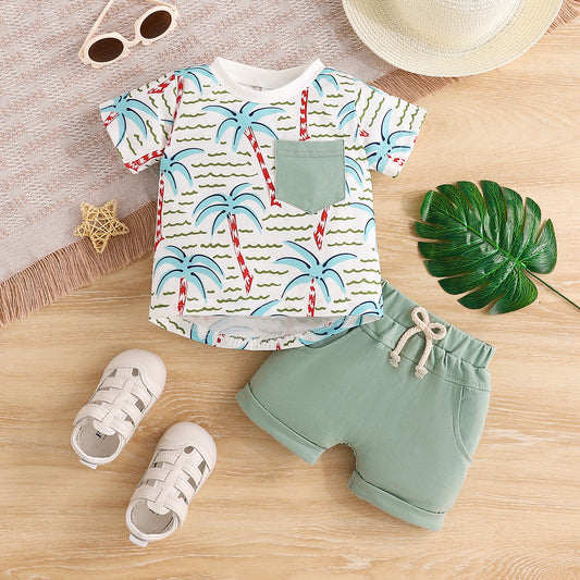 Fashion Personality Summer New Boys' Casual Suit