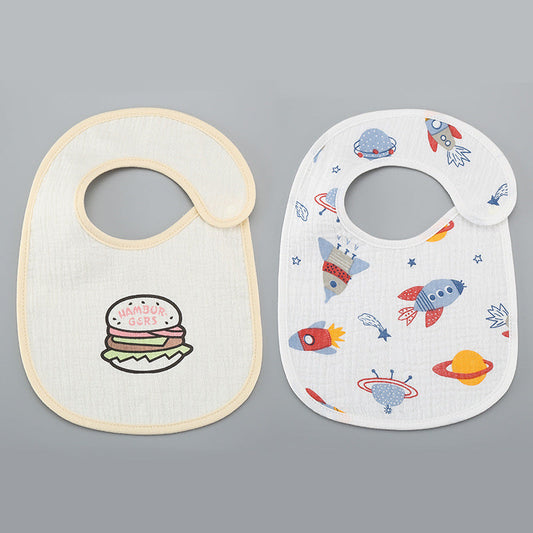 Thin Kids' Bib Pure Cotton Waterproof Gauze Saliva Towel
