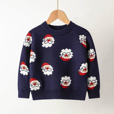 Baby Boys' And Girls' Elastic Pullover Sweater