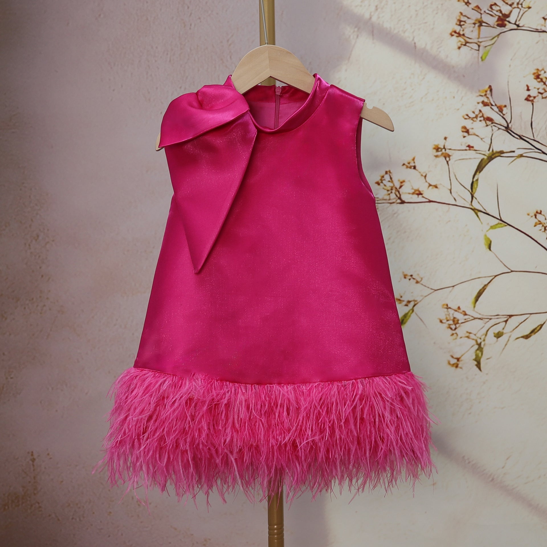 Summer New Patchwork Mesh Girls' Dress