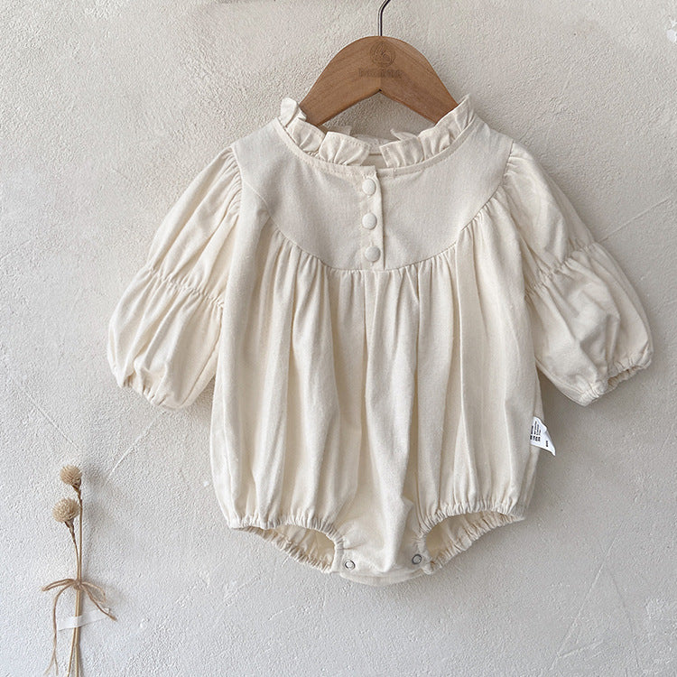 Newborn Autumn Girls' Triangle Rompers Romper