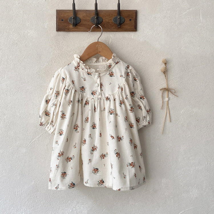 Newborn Autumn Girls' Triangle Rompers Romper
