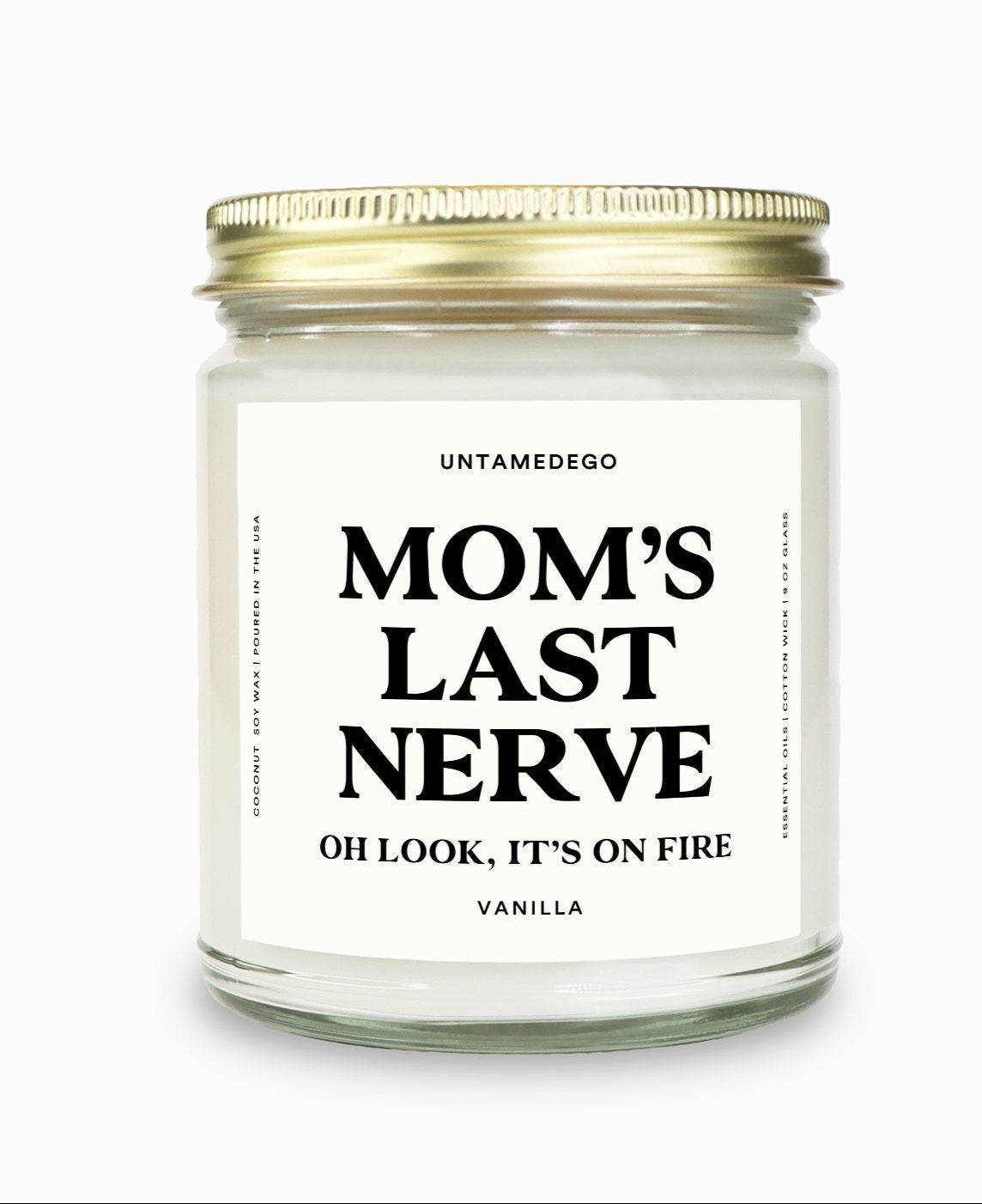 Mom's Last Nerve Gold Top Candle