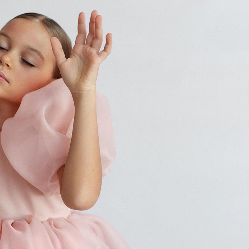 Children's Model Catwalk Birthday Host Piano Dress