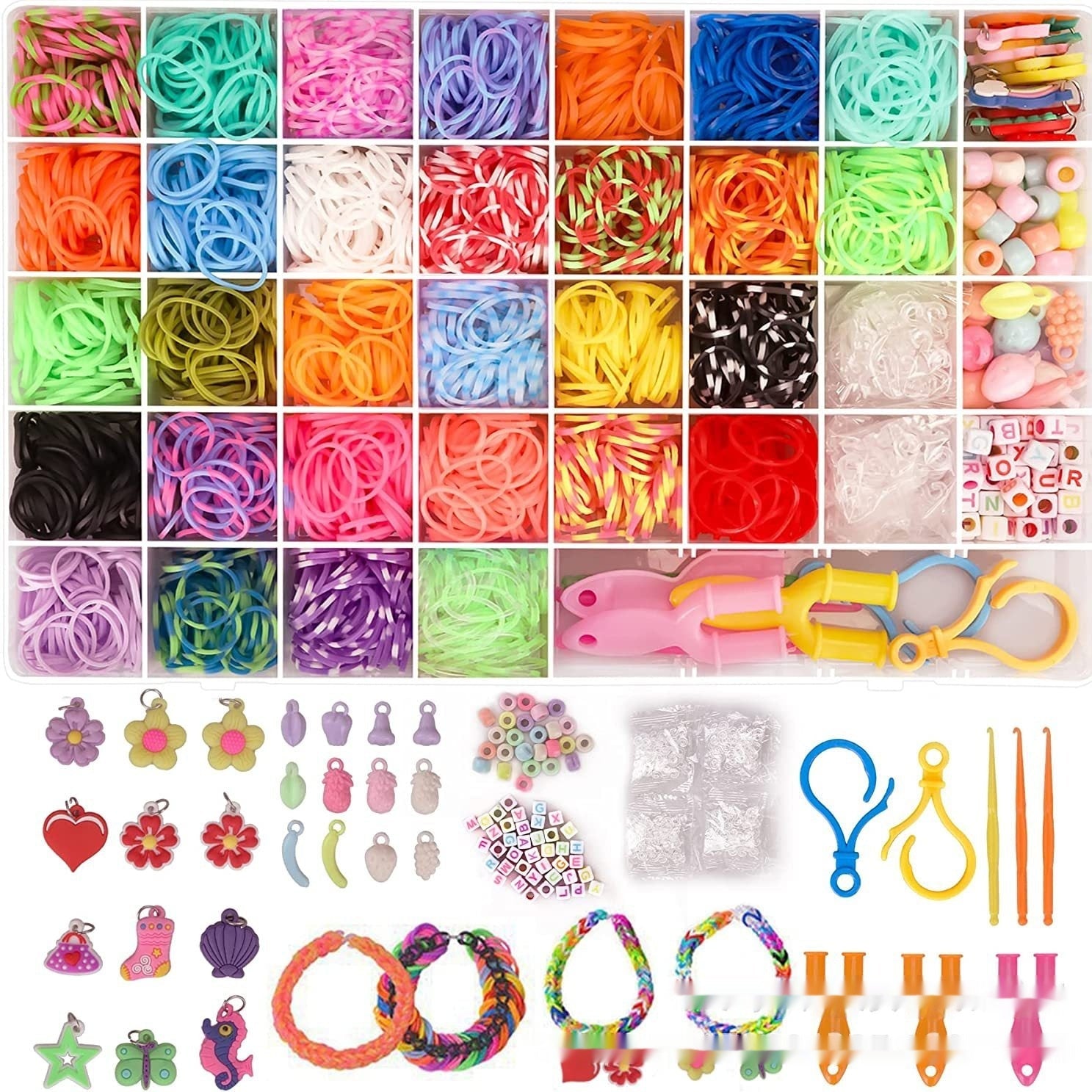 40 Grid 2500 Rainbow Handmade Knit Device