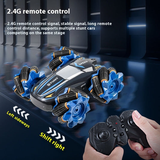 Double-sided Stunt Drift Remote Control Car Lighting Effect Four-wheel Drive Power