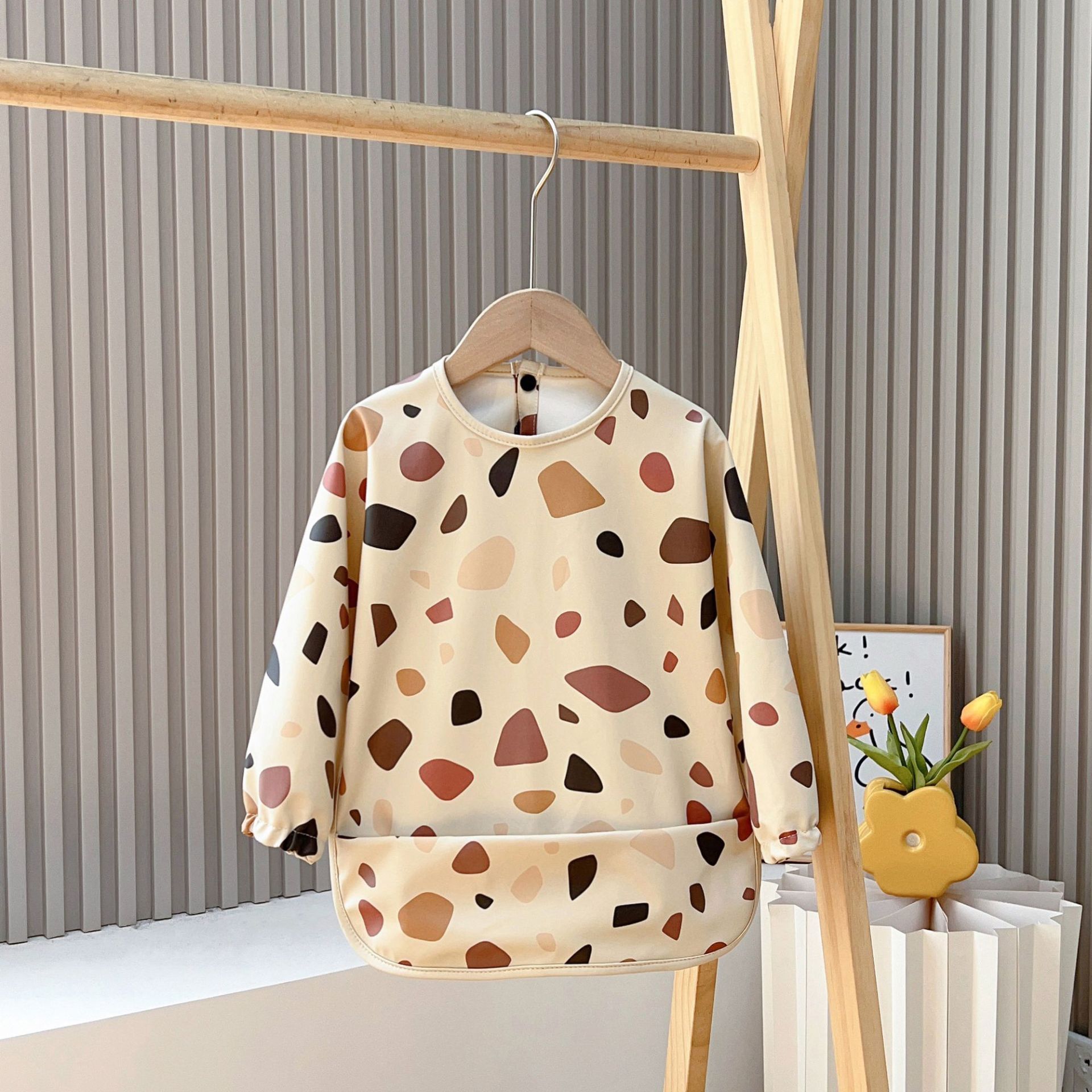 New Children's Waterproof Inside-out Wear Anti-dirty Overclothes