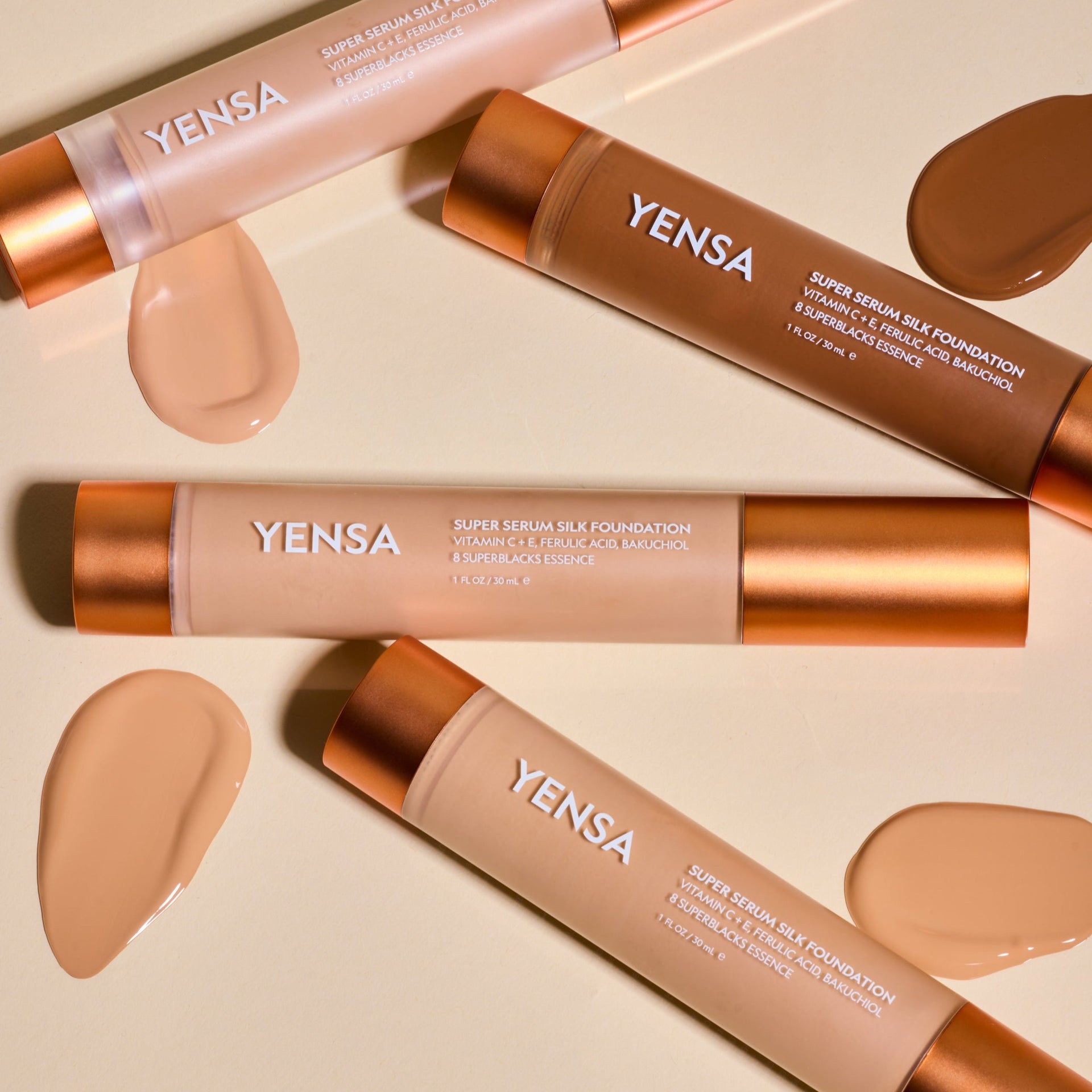 Super Serum Silk Foundation Hydrating Peptide Natural Glow Radiant